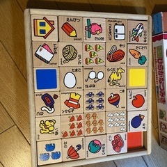 (お話中です)公文　ひらがな積み木の画像