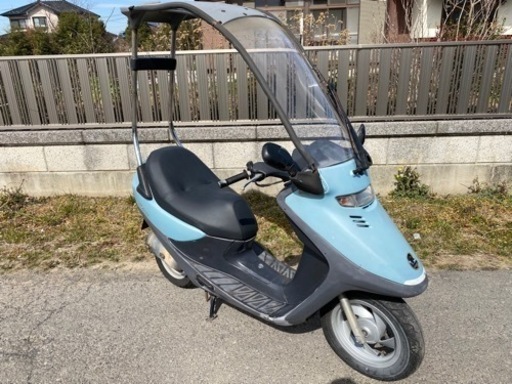 ☆屋根付きオートバイ・キャビーナ90☆シート・プラグなど新品交換で快調☆原付二種スクーター☆