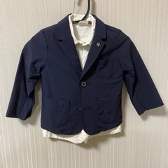 受け渡し予定者決定！90cm こども用セレモニースーツ 上下セッ...
