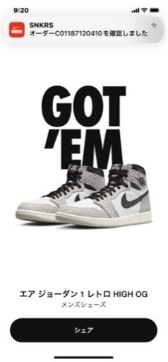 NIKE  エアジョーダン1