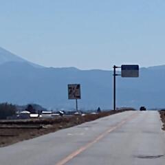 写真　富士山への道の画像