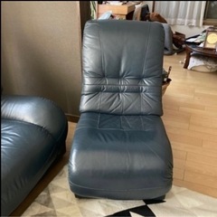 値下げ　【本革】応接セットの画像