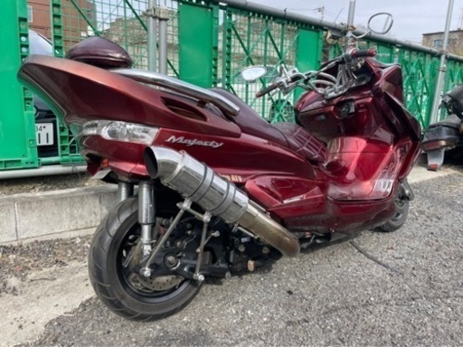 大人気‼︎ ワインレッドカラー‼︎【YAMAHA マジェスティ】追加カスタムOK‼︎