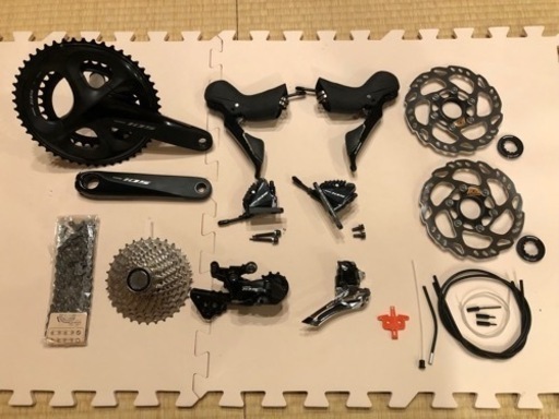 SHIMANO シマノ R7020 105 2x11s 油圧ディスク 170mm 50/34T グループセット