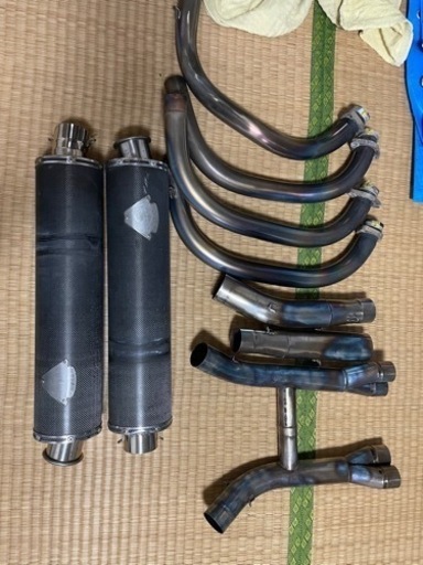 GSX1400 ワイバーン　カーボン　2本出マフラー