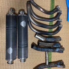 GSX1400 ワイバーン　カーボン　2本出マフラー