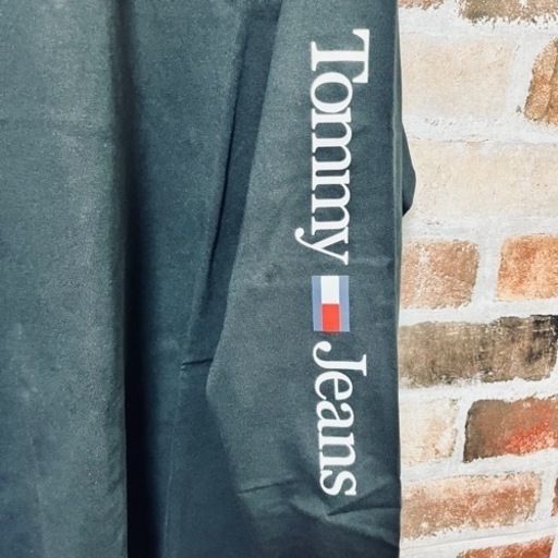 メンズ TOMMY JEANSトミー ジーンズ ロングTシャツ L