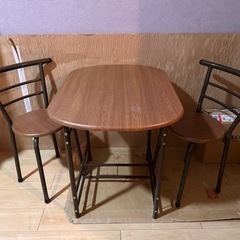 【お話中】ダイニング3点セット