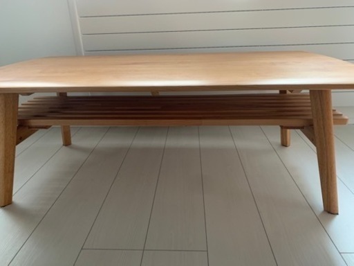 棚付きローテーブル