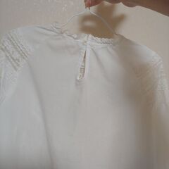 美品 wclosetダブルクローゼットレースブラウスの画像
