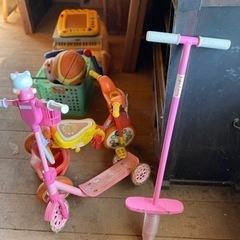 三輪車など3点セットの画像