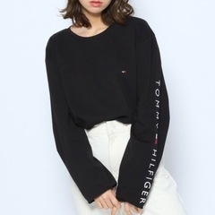 ユニセックスTOMMY HILFIGERトミーヒルフィガー ロングTシャツ XLの画像