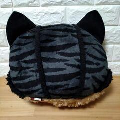 ディズニー　ダッフィー　黒猫　フェイスクッションの画像