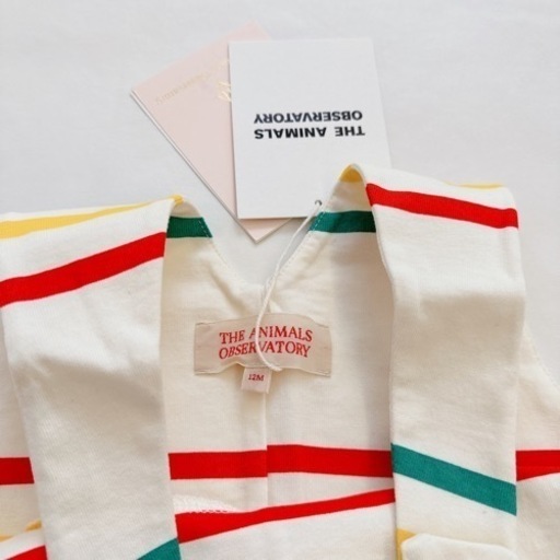 新品タグ付き TAO ボーダー サロペット オーバーオール オールインワン