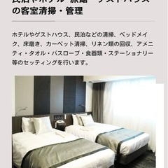ゲストハウス清掃の求人の画像