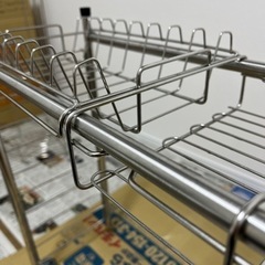 【ニトリ】伸縮シンク上ラック ディッシュスタンドセットの画像