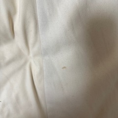 無印良品 ビーズクッションホワイトの画像