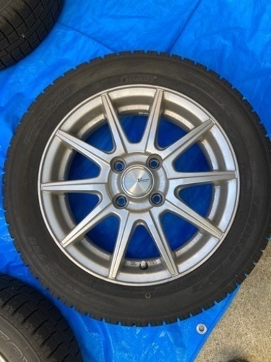 <お取引中> 軽自動車スタッドレスタイヤ ホイール付き4本セットトーヨー タイヤ 155/65r14