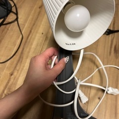 IKEA SVALLET スヴァレット ワークランプ, ダークグレー/ホワイトの画像