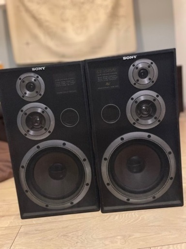 ソニー製、ＳＳ－V525AV，スピーカーシステムペア