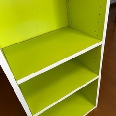 カラーボックス黄緑　譲りますの画像