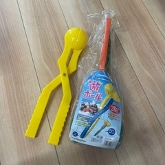 新品&中古　スノーボールメーカーとスライダー　雪遊びの画像