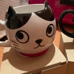 白黒 ねこ マグカップ 新品の画像