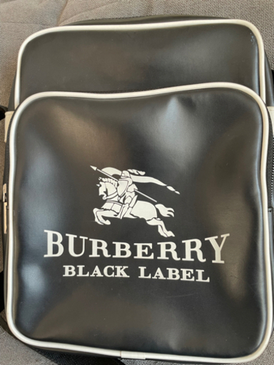 超激レア　美品 BURBERRYBLACKLABEL バーバリーブラックレーベル ショルダーバッグ レザー ブラック 