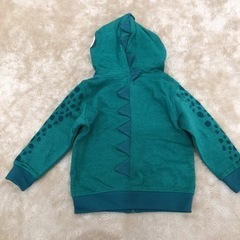 新品H&Mなりきり恐竜？パーカー☆100/105サイズの画像