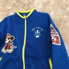 新品ミッキー青アウター☆100サイズの画像