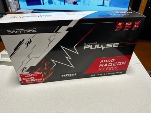 美品Sapphire PULSE AMD Radeon RX6800 16g