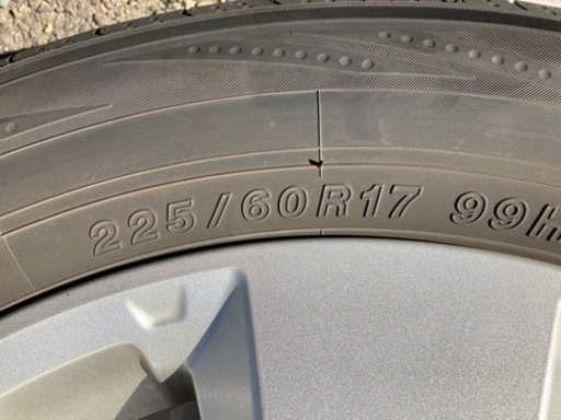 スバル★225/60r17タイヤホイール4本セット
