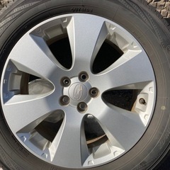 スバル☆225/60r17タイヤホイール4本セット