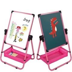 【新品】お絵かきボード 子供用 黒板 ホワイトボード イーゼル ...