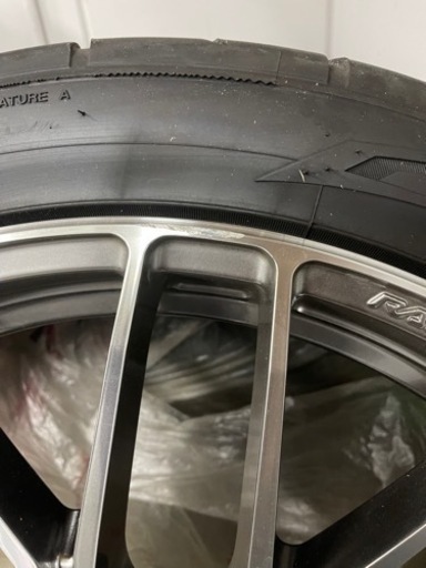 レクサスRX Fスポーツ後期　レイズ製ホムラホイール