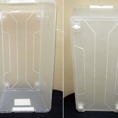 【平日取りに来ていただける方】ニトリ★押入れ用 コロ付き 収納ケース★奥行き74cm★ふた付きケース/衣装ケース(2Z0365)の画像