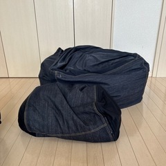 無印人をダメにするソファ【セット】ビーズクッションの画像