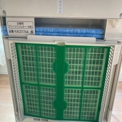受け渡し予定あり　ダイキン　空気清浄機　クリアフォース　ACZ65M-Wの画像
