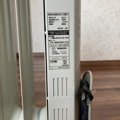 YAMAZEN DO-L122 オイルヒーター　差し上げます！！の画像
