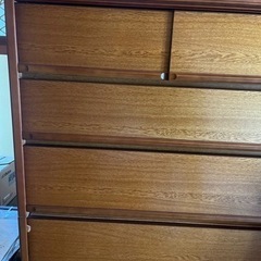 タンス　濃いブラウン　の画像