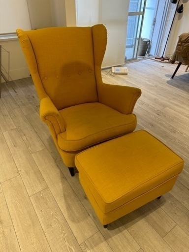 【値段相談可能】IKEAストランドモン+フットスツール(セット)