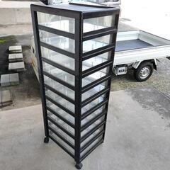 事務用　書類収納ケース　10段　クリアケースの画像