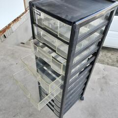 事務用　書類収納ケース　10段　クリアケースの画像