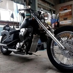 車検付　ホンダ スティード 400 現状渡 バックレスト 車検無 アメリカンの画像