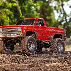 Traxxas TRX-4 Chevrolet K10 RED＆BLACKの画像