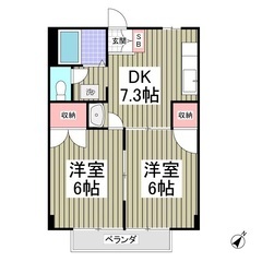 🉐久喜市鷲宮2DK家賃4.4万⭐️鷲宮駅 徒歩15分🚃敷金礼金手...