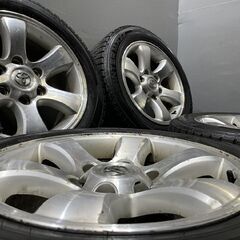 【DUNLOP WM02 215/60R17】スタッドレス【トヨタ 120系プラド 純正ホイール 17インチ 7.5J6HPCD139.7+30】バリ溝 ハイエース　(VTN760)クレジットカード QRコード決済可能