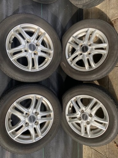 ☆社外アルミホイールタイヤセット4本☆155/65R13♪