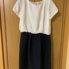 フォーマル服　ホワイト＆ネイビー　11号の画像