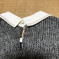 入園式にも♪ブラウス×ニットビジューで可愛いトップス♪の画像